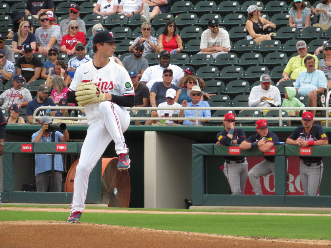 Abel flashes lightning in three scoreless against Braves